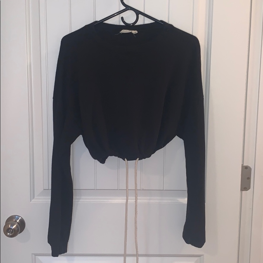 Crop top sweatshirt